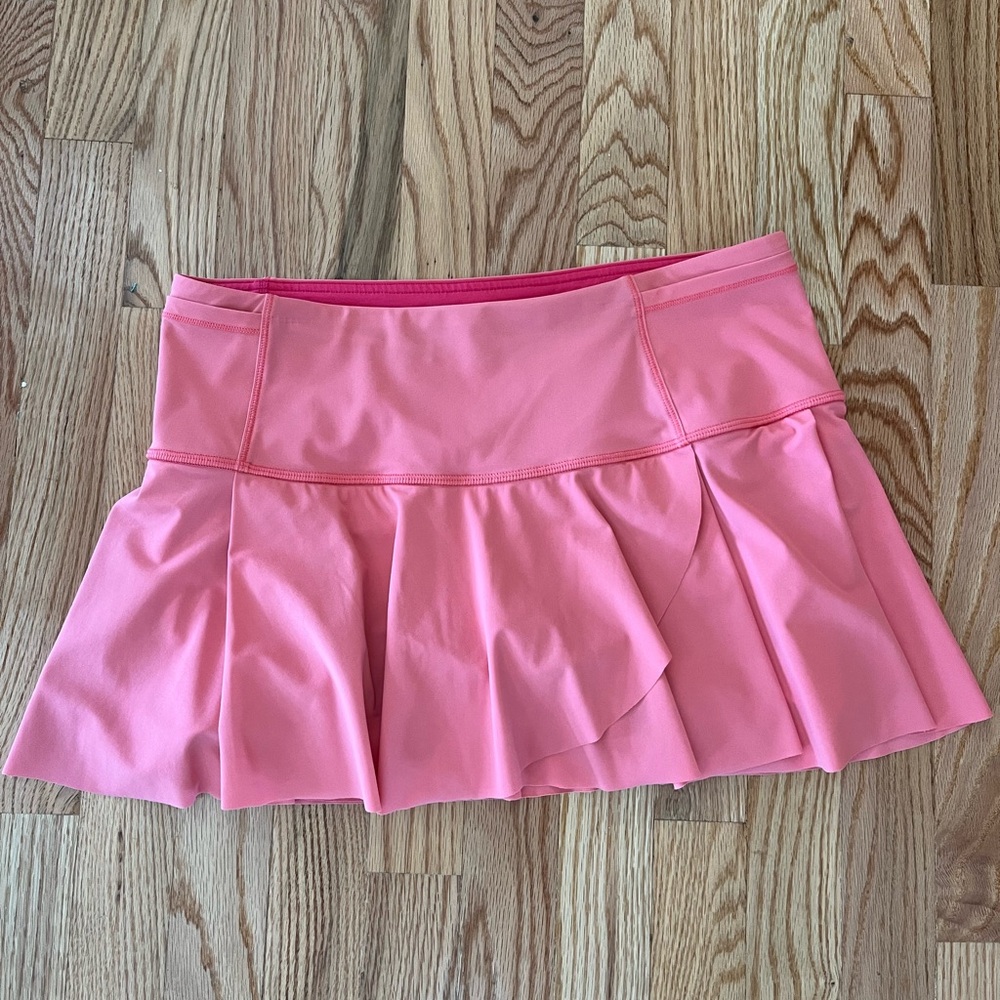 Pink Lululemon tennis skirt